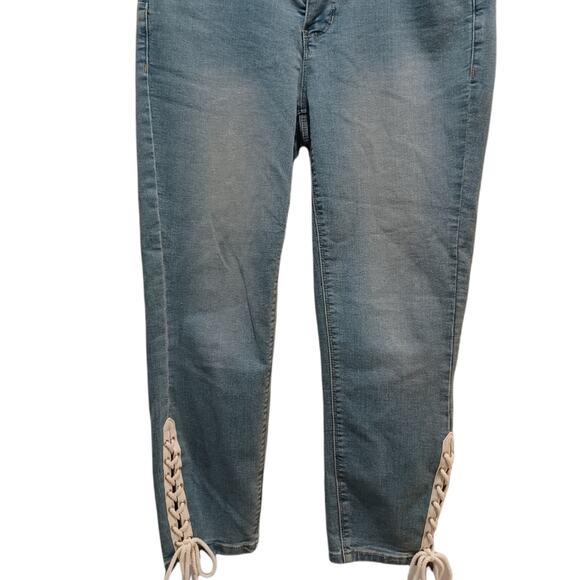 THORN Universal Fit Jeans with Ankle Lacings Size 8 - Picture 2 of 5